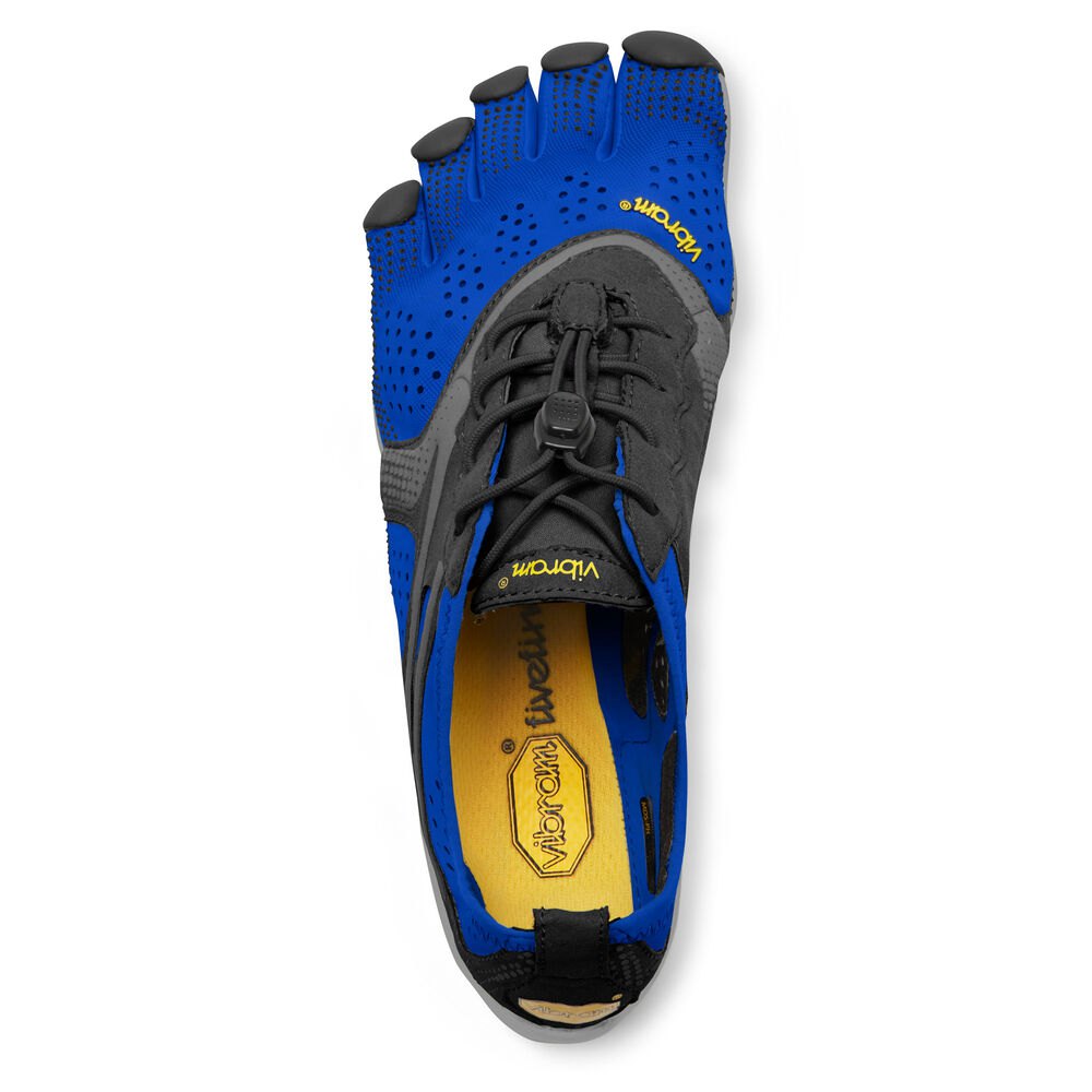 Vibram FiveFingers Herre Løbesko Blå/Sort - V-Run - 6172WFJHZ